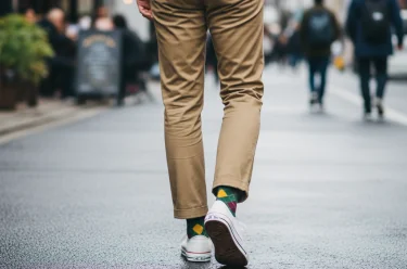 【2025年最新】靴下の選び方でおしゃれ度が劇的に変わる!パンツの裾から見える最適解とは